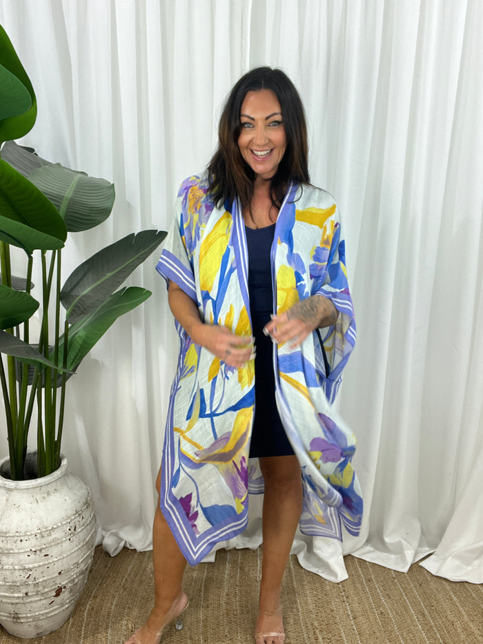 Zari Open Kaftan