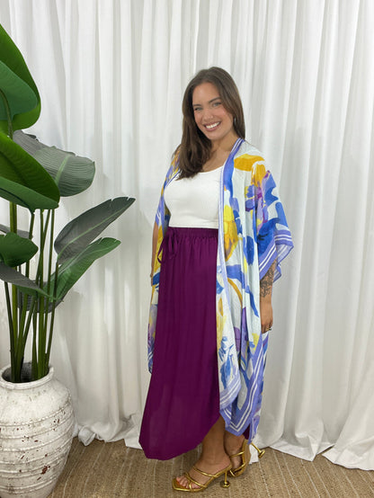 Zari Open Kaftan