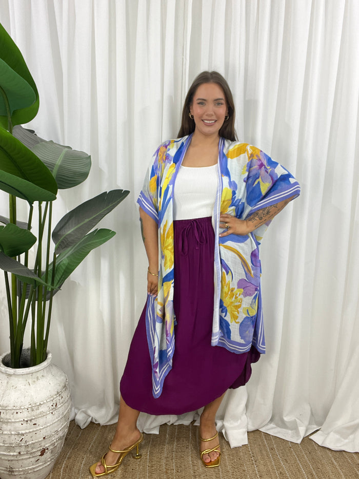 Zari Open Kaftan