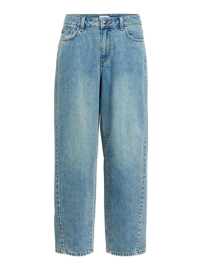 Zoe Barrel Leg Jeans (Light Blue)